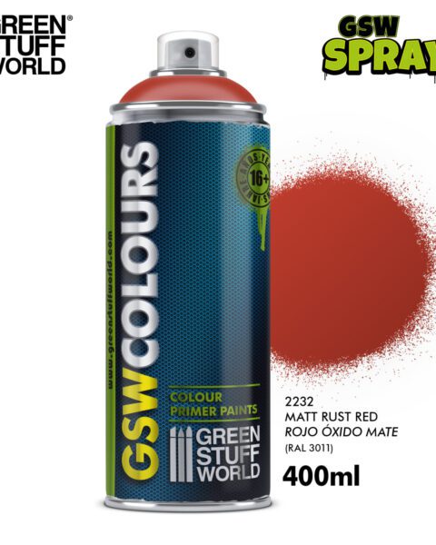 Bomboletta Spray - ROSSO Opaco GREEN STUFF WORLD GSW2232