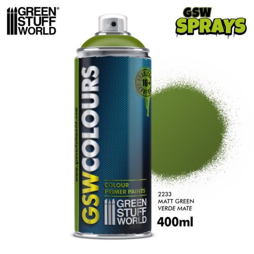 Bomboletta Spray – VERDE Opaco GREEN STUFF WORLD GSW2233
