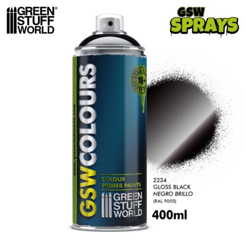 Bomboletta Spray – NERO LUCIDO GREEN STUFF WORLD GSW2234