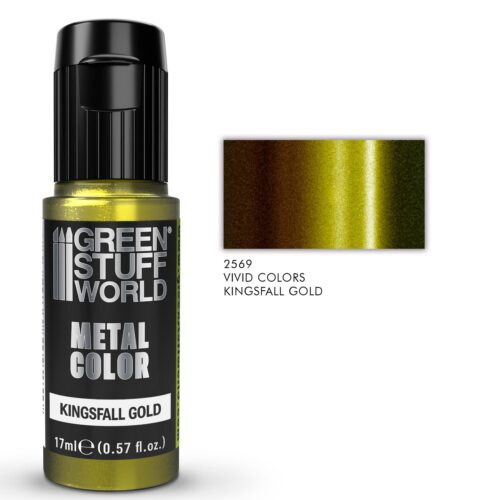 COLORI METALLICI – Kingsfall Gold – GREEN STUFF WORLD GSW2569