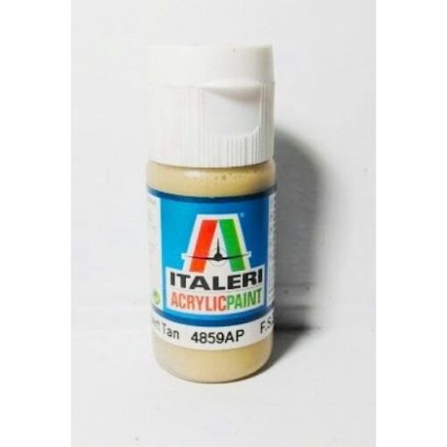 colore vernice acrilica Italeri per modellismo statico 4859ap FLAT DESERT TAN – F.S. 33446