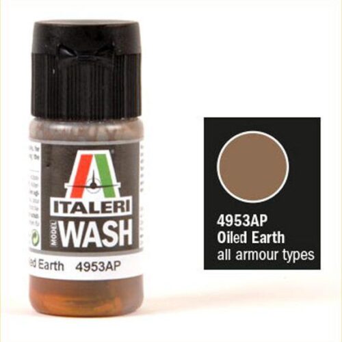 colore vernice acrilica Italeri per modellismo statico 4953ap Model Wash OILED EARTH