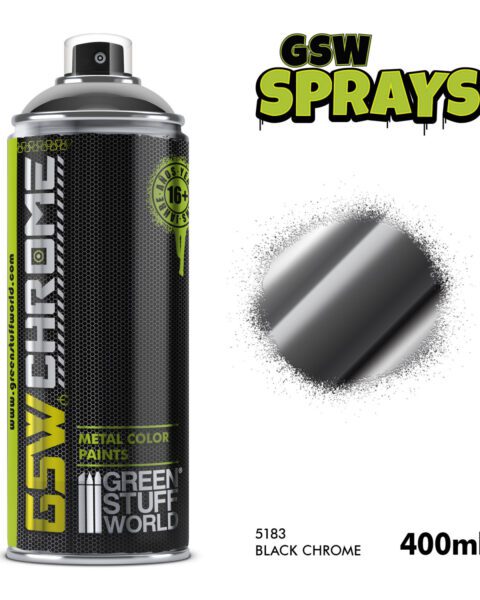 Bomboletta Cromata Nera GREEN STUFF WORLD GSW5432