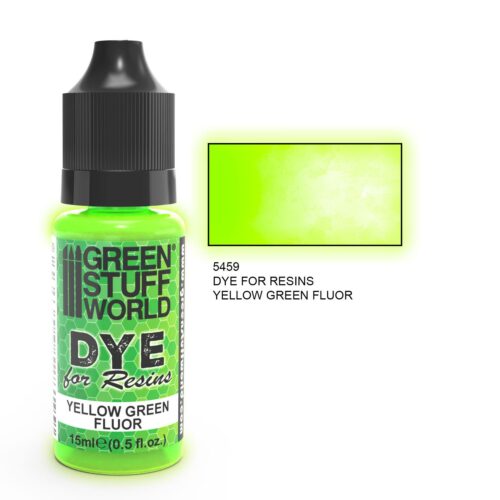 Colorante per Resine GIALLO-VERDE FLUOR GREEN STUFF WORLD GSW5459