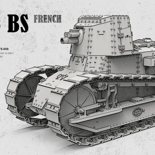 Renault FT 75 BS WWI, TS059, scala 1:35, Meng Model