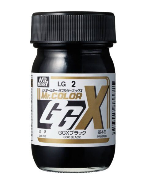 Serie Acrilica GGX Black Gloss - GUNZE Mr COLOR LG2