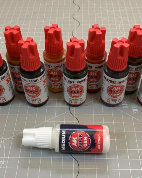 Offerta 12 Colori Acrilici Quick Gen + Diluente, AK Interactive