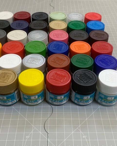 Offerta 36 Acrilici Aqueous Hobby Color Serie H, Gunze Sangyo
