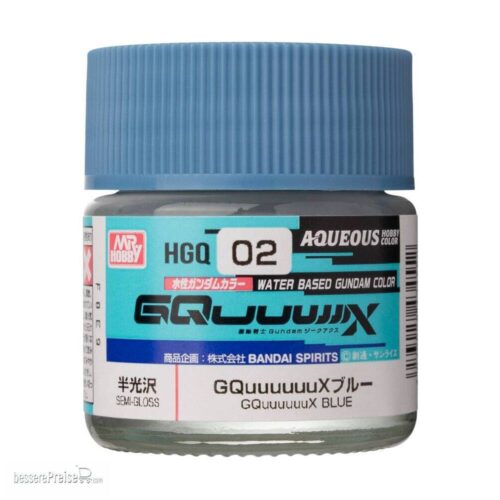 Mr. Hobby Gunze | HGQ-02 Blu | Aqueous Gundam Color | 10ml