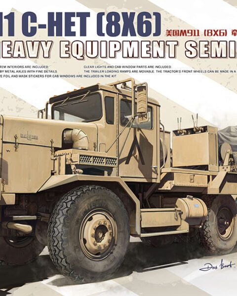 Meng – U.S. M911 C-HET & M747 Trailer – 1/35 – SS-013