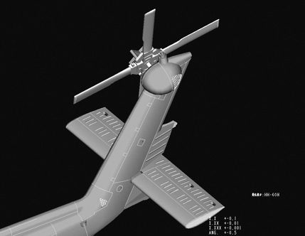 HH-60H Rescue Hawk Early Version, 87234, scala 1:72, HobbyBoss - immagine 6