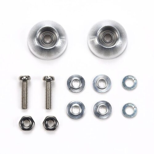 Roller Tamiya 95709 HG 11mm Bowl Type, Mini 4WD, Alluminio