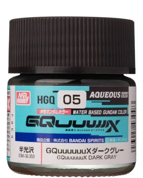 Mr. Hobby Gunze | HGQ-05 Grigio Scuro | Aqueous Gundam Color | 10ml
