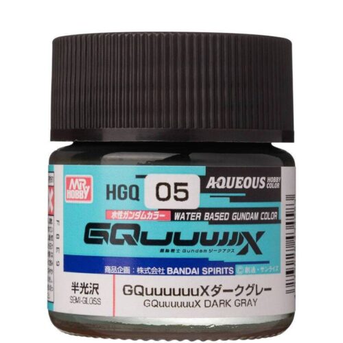 Mr. Hobby Gunze | HGQ-05 Grigio Scuro | Aqueous Gundam Color | 10ml