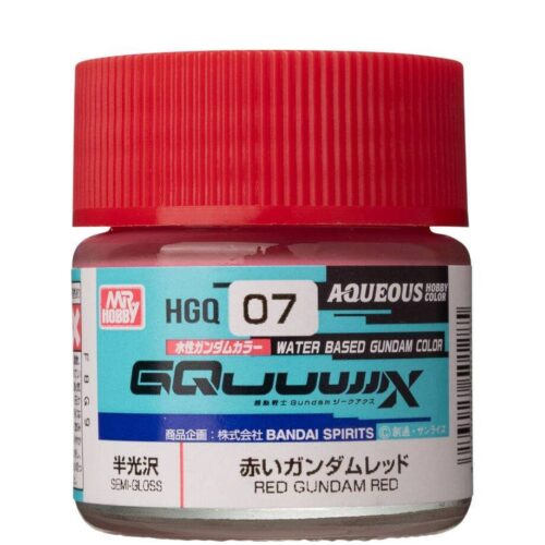 Mr. Hobby Gunze | HGQ-07 Rosso-Gundam | Aqueous Gundam Color | 10ml