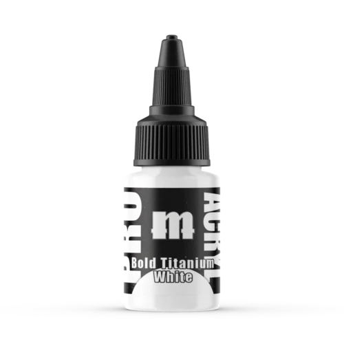 Pro Acryl 001 Bold Titanium White, 22ml, Monument Hobbies