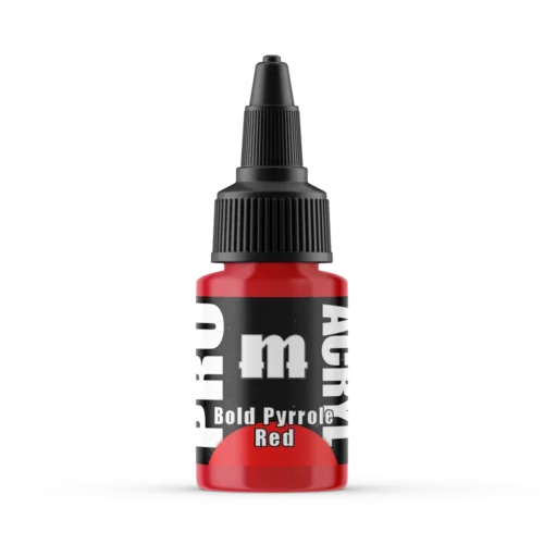 Pro Acryl 003, Bold Pyrrole Red, 22ml, Monument Hobbies