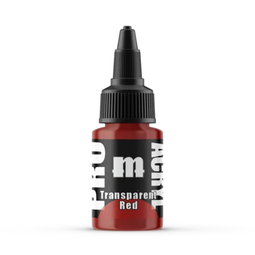 Pro Acryl 047 , Transparent Red , 22ml, Monument Hobbies