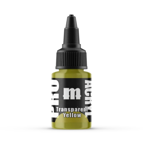 Pro Acryl 049 , Transparent Yellow , 22ml, Monument Hobbies