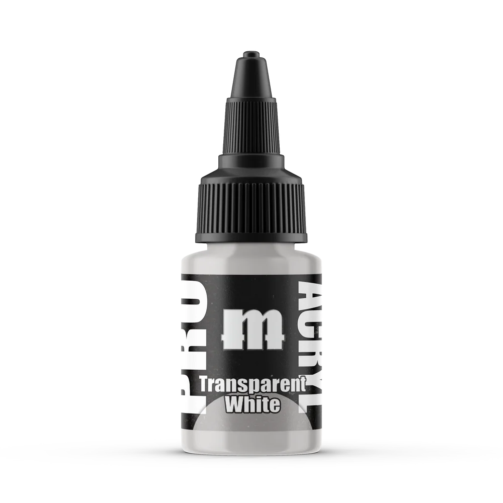Pro Acryl 064 , Transparent White , 22ml, Monument Hobbies