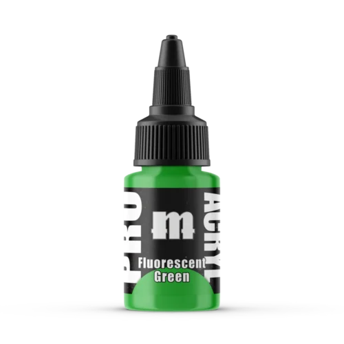 Pro Acryl F04 , Fluorescent Green, 22ml, Monument Hobbies