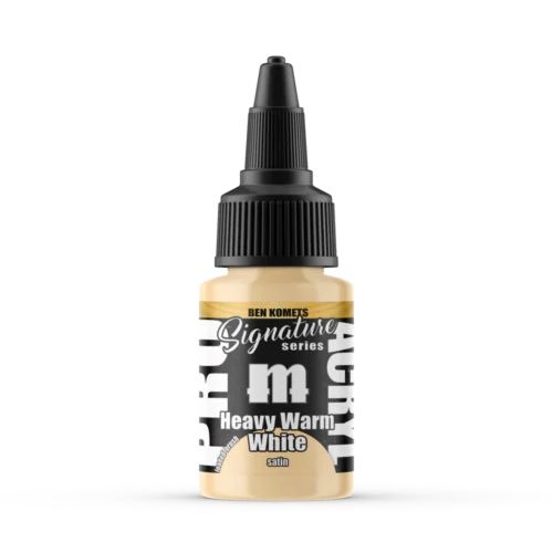 Pro Acryl S18 , Ben Komets Heavy Warm White, 22ml, Monument Hobbies