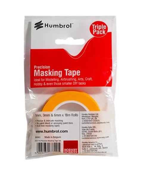 Precision Masking Tape Set Humbrol, AG5110, Humbrol