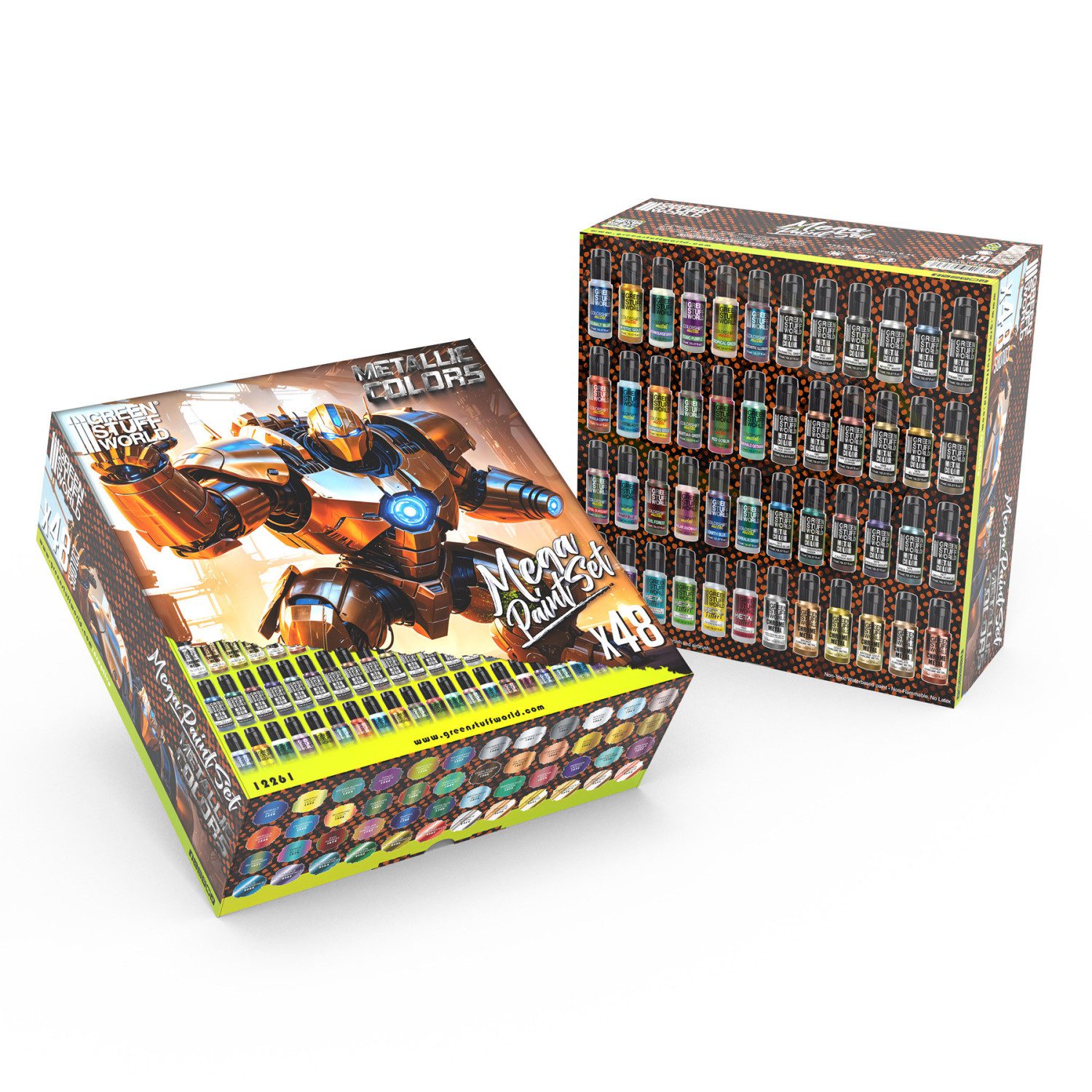 Mega Paint Set Metallics GSW, 48 Colori, GSW12261