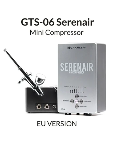 aerografo + compressore Combo Gaahleri Ambition Series GTS-06 Serenair Mini Compressor Set