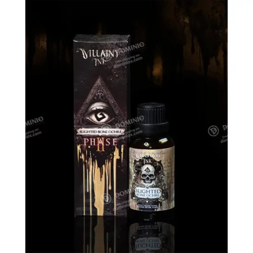 Villainy Ink Blighted Bone Ochre 30ml, GrimDark Compendium – GrimDark 12