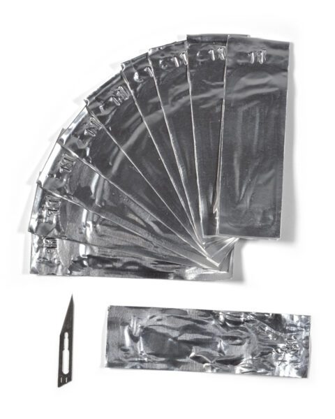 AK9545-A Lame in Acciaio al Carbonio N.11 (10 pz)