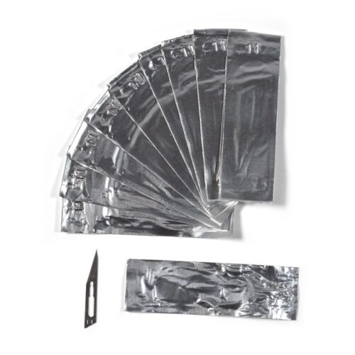AK9545-A Lame in Acciaio al Carbonio N.11 (10 pz)