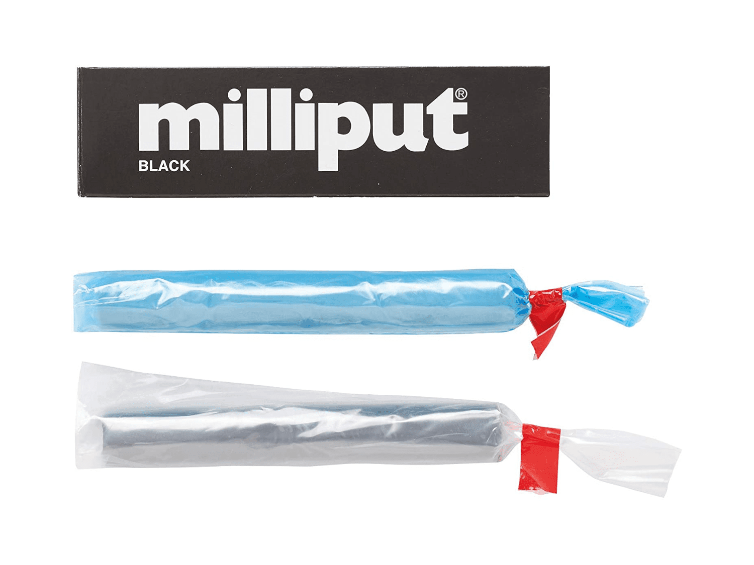 Stucco epossidico bicomponente - Milliput Black (Nero) - 113 gr TAMIYA MPT04