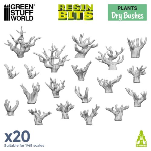 Arbusti secchi scala 1:48-1:35 GREEN STUFF WORLD GSW10406