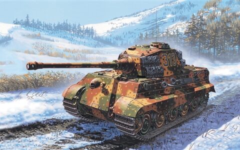 Italeri | King Tiger Sd.Kfz.182 Carro Pesante | scala 1/72 | 7004