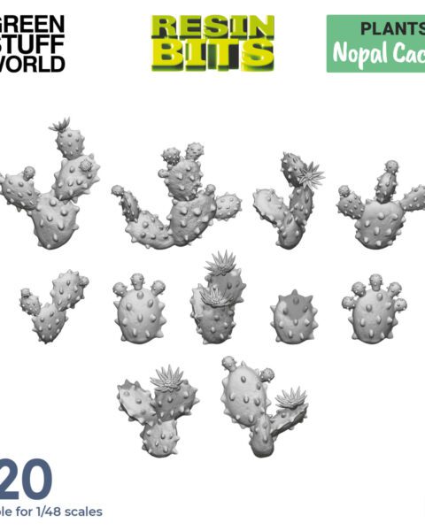 Cactus nopal scala 1:48-1:35 GREEN STUFF WORLD GSW11612