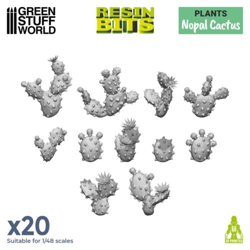 Cactus nopal scala 1:48-1:35 GREEN STUFF WORLD GSW11612