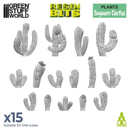 Cactus Saguaro scala 1:48-1:35 GREEN STUFF WORLD GSW11615