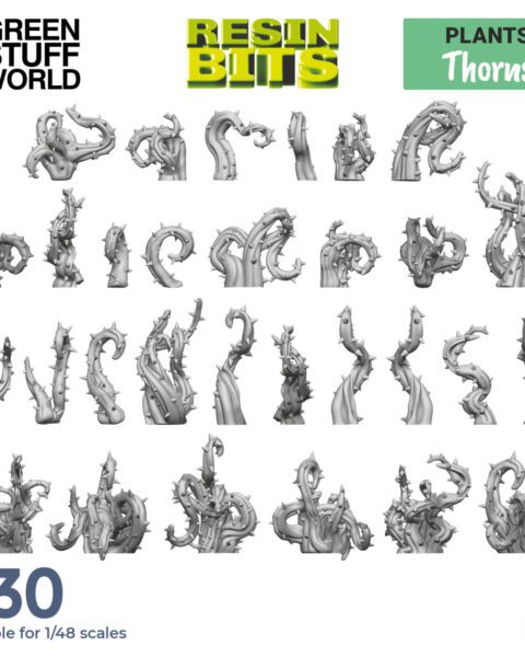Piante con spine scala 1:48-1:35 GREEN STUFF WORLD GSW11625
