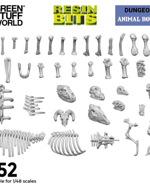 Ossa di animali scala 1:48 GREEN STUFF WORLD GSW12242