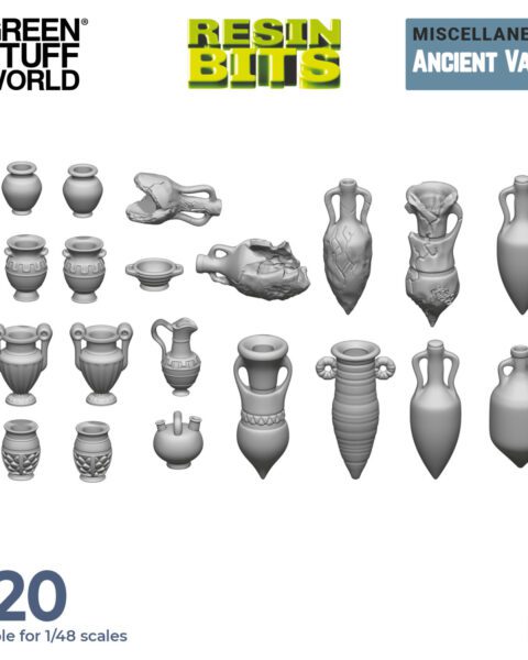 Vasi antichi scala 1:48-1:35 GREEN STUFF WORLD GSW12359