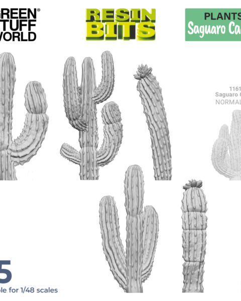 Cactus Saguaro XL scala 1:48-1:35 GREEN STUFF WORLD GSW12669