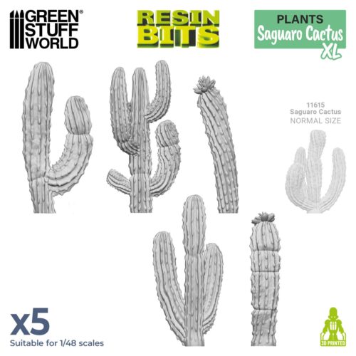 Cactus Saguaro XL scala 1:48-1:35 GREEN STUFF WORLD GSW12669