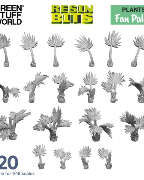 Palme scala 1:48-1:35 GREEN STUFF WORLD GSW12670