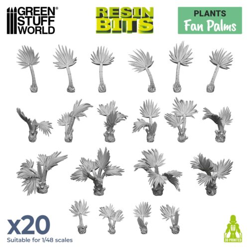 Palme scala 1:48-1:35 GREEN STUFF WORLD GSW12670