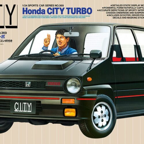 Honda City Turbo con Motocompo, 24369, 1:24, Tamiya