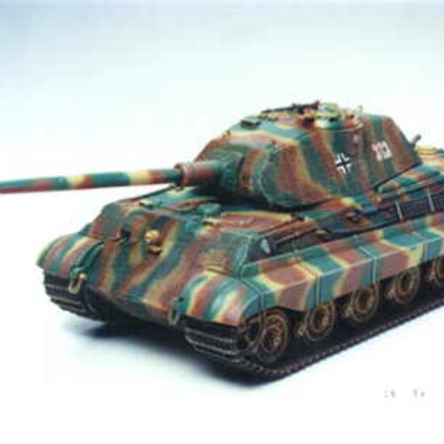 King Tiger Torretta Porsche, 35169, 1:35, Tamiya