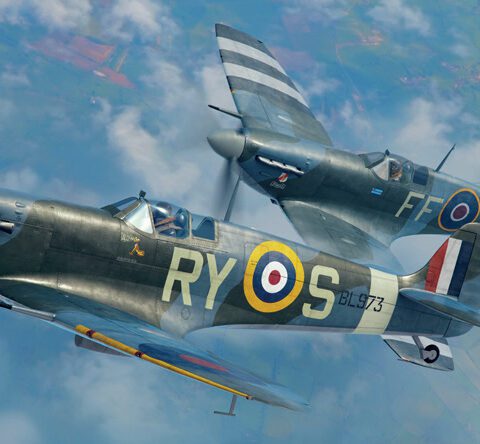 SPITFIRE STORY: The Sweeps DUAL COMBO scala 1:72 EDUARD ED2154