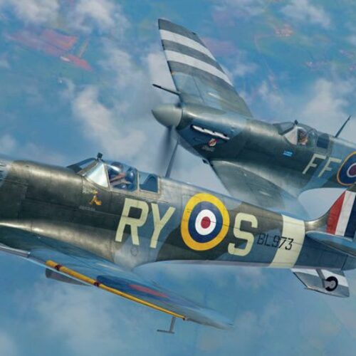 SPITFIRE STORY: The Sweeps DUAL COMBO scala 1:72 EDUARD ED2154