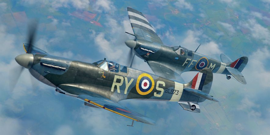 SPITFIRE STORY: The Sweeps DUAL COMBO scala 1:72 EDUARD ED2154